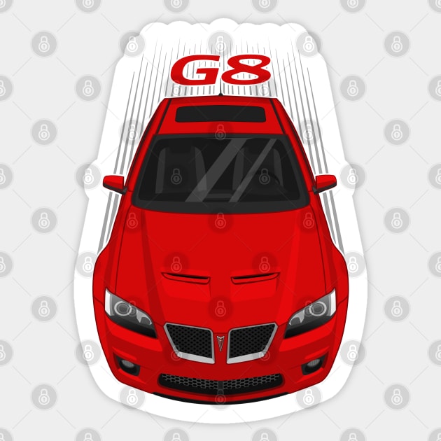 Pontiac G8 2008-2009 - Red Sticker by V8social